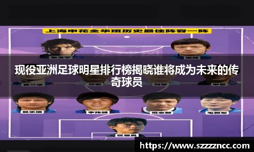 现役亚洲足球明星排行榜揭晓谁将成为未来的传奇球员